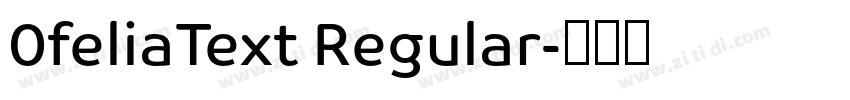 0feliaText Regular字体转换